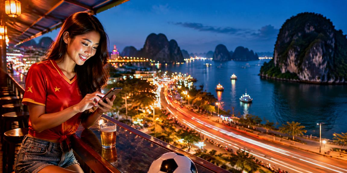 Không gian casino hiện đại tại Việt Nam với dealer chuyên nghiệp và bàn chơi sang trọng